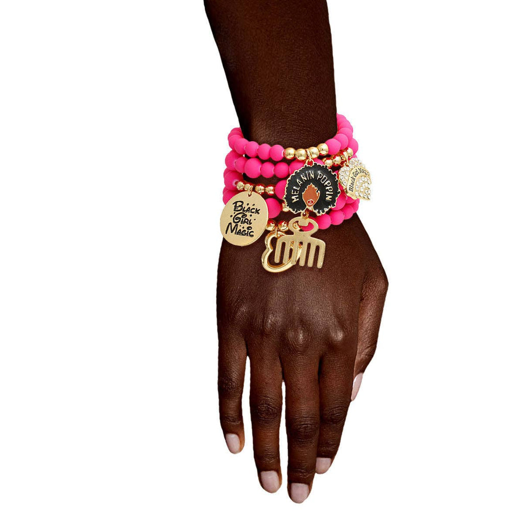 Matte Fuchsia Black Girl Magic